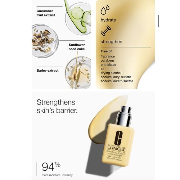 NEW Clinique Dramatically different lotion 4.7oz and other free items - Picture 2 of 10